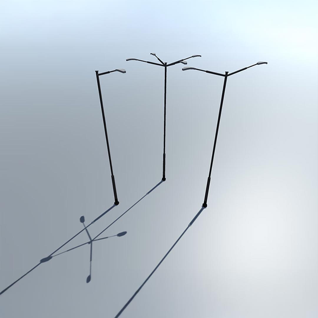 Outdoor Lighting Poles